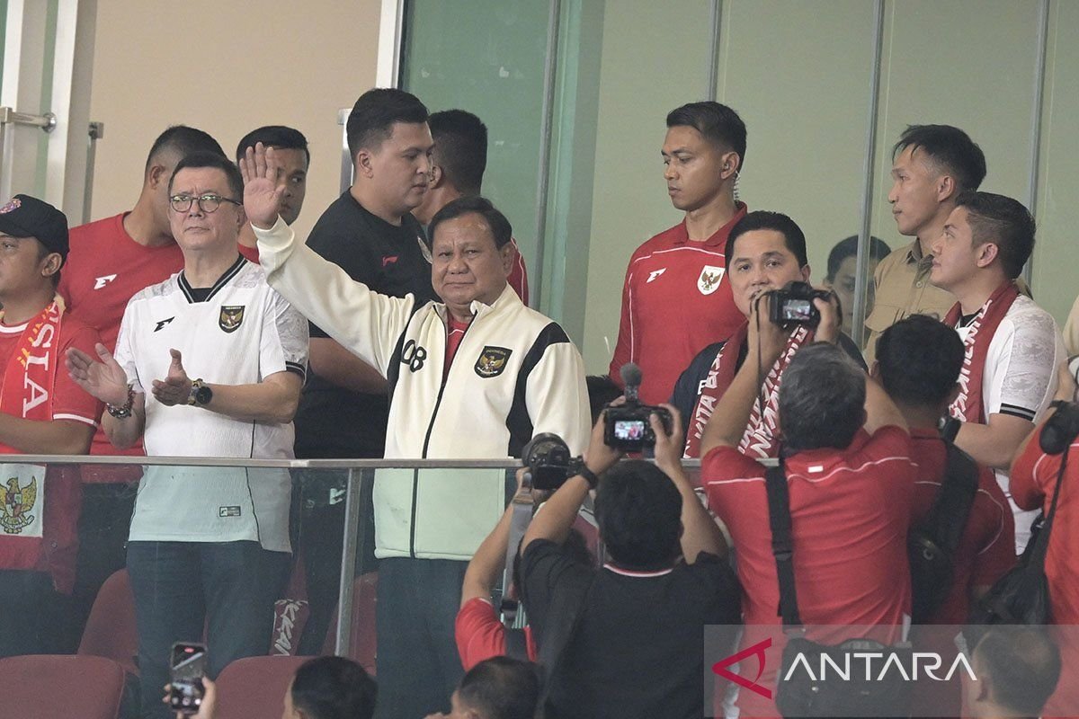 Presiden Prabowo Berlangsung Mendukung Timnas di GBK